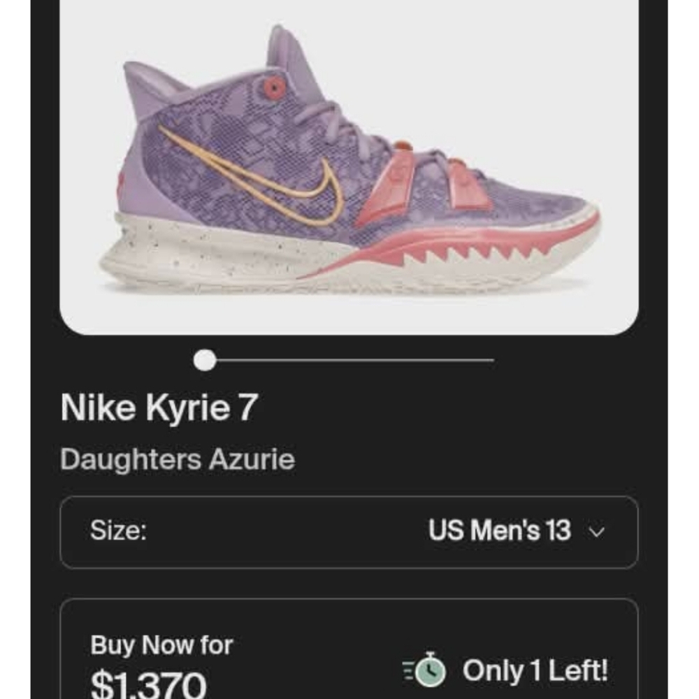 Nike Kyrie 7 Daughters- Purple and Pink